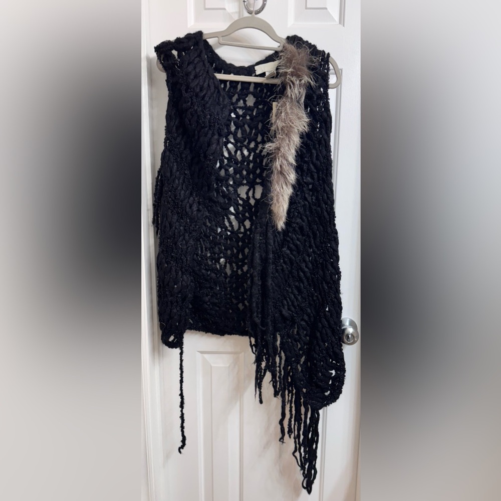 AVIU Long Knitted Vest in Mohair, Wool and Cashmere, Size 42, New with Tags! - Picture 3 of 16